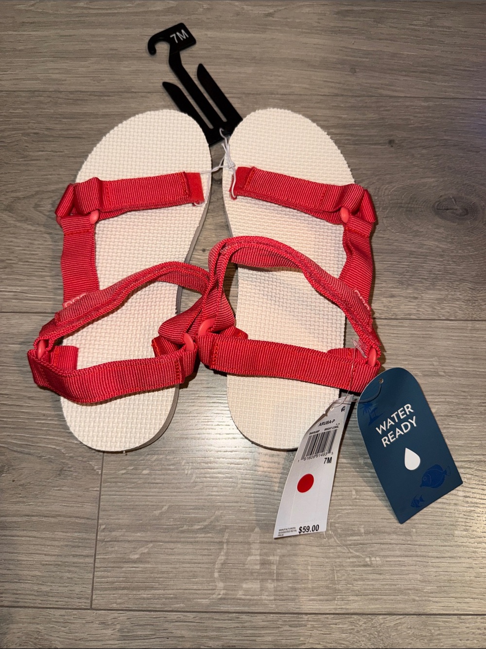 Aruba-P Coral Strap Water-Ready Sandals 7